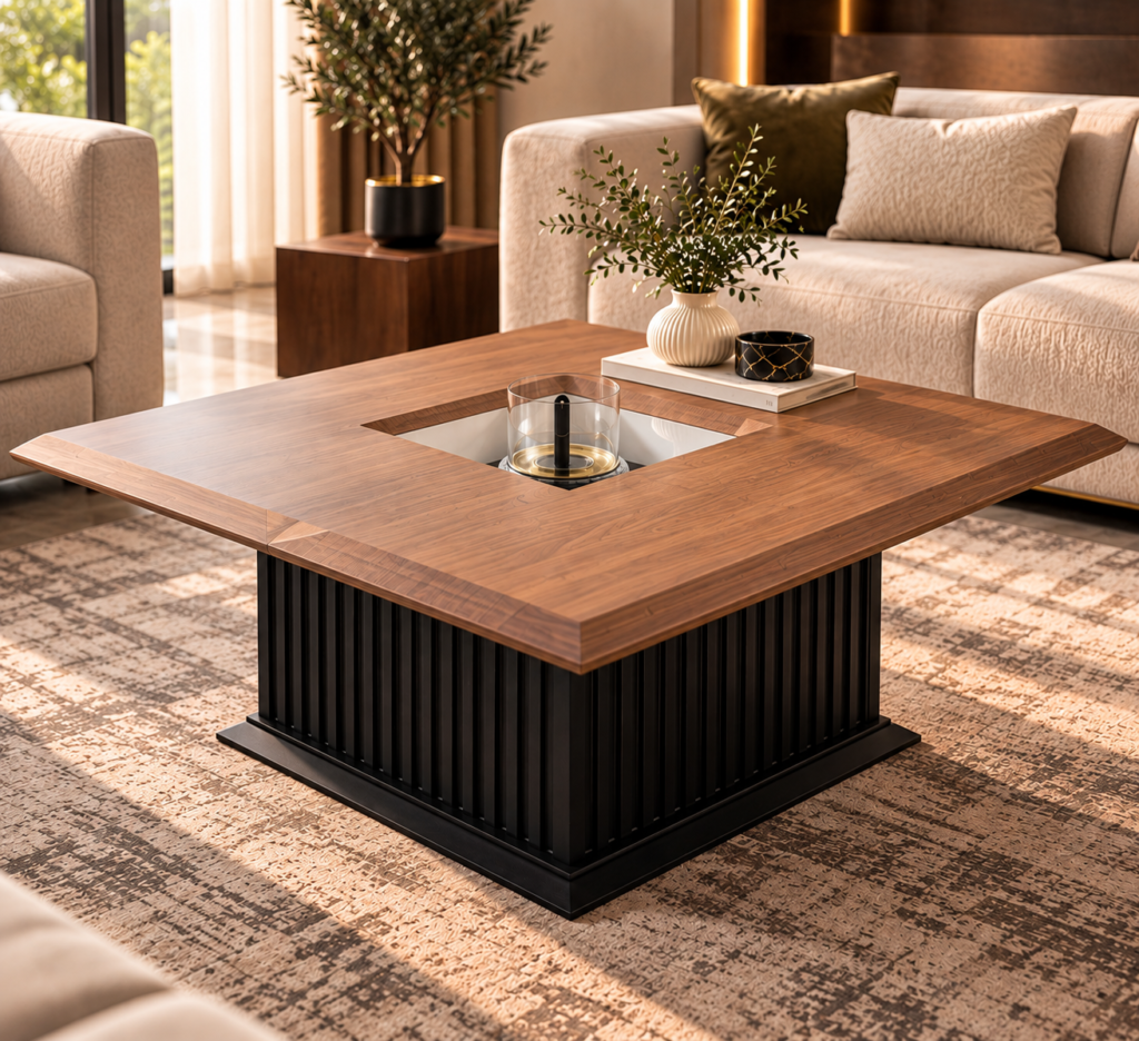 The Verona Walnut Coffee Table