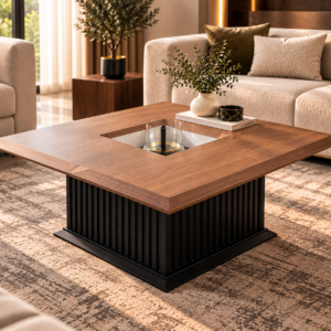 The Verona Walnut Coffee Table